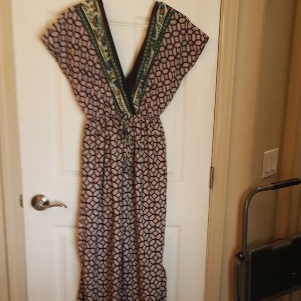 Buttons maxi dress